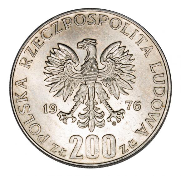 200 złotych Igrzyska XXI Olimpiady 1976 III RP Warszawa (2)