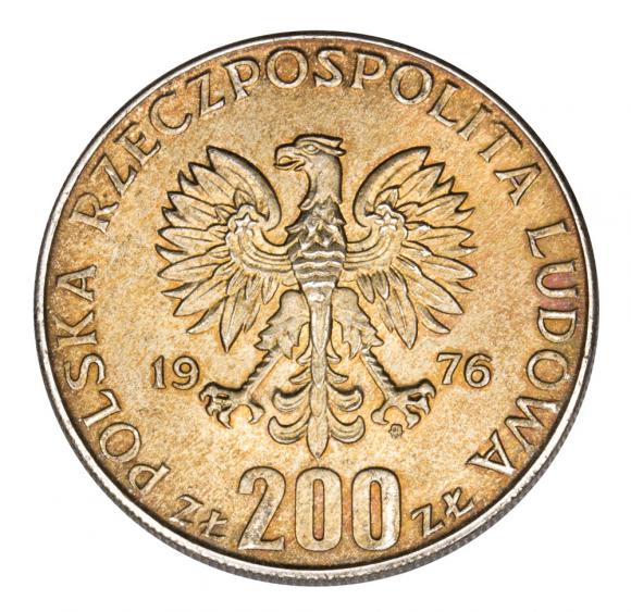 200 złotych Igrzyska XXI Olimpiady 1976 III RP Warszawa (2)