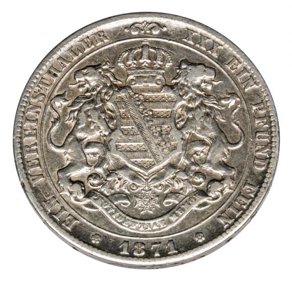 Talar 1871 Jan Wettyn Niemcy Saksonia Drezno (2)