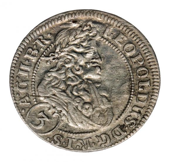 3 krajcary 1705 Leopold I Habsburg Śląsk Wrocław (1)