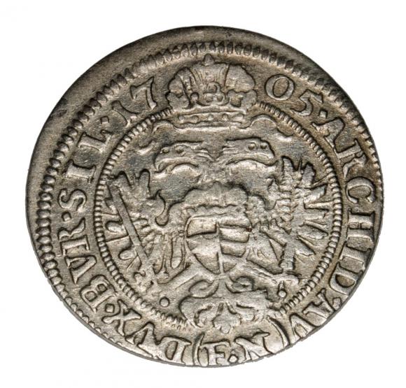 3 krajcary 1705 Leopold I Habsburg Śląsk Wrocław (2)