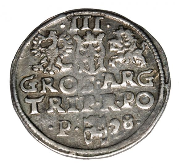 Trojak 1598 Zygmunt III Waza Polska Poznań (2)