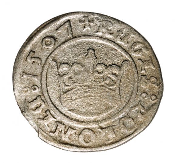 Półgrosz 1507 Zygmunt I Stary Polska Kraków (1)
