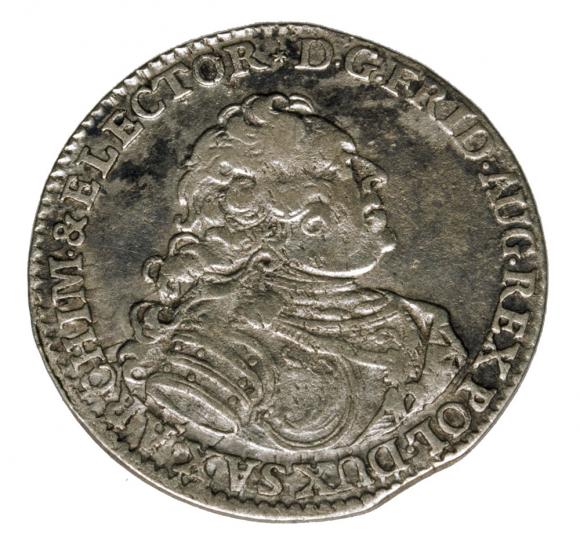 Grosz wikariacki 1740 August III Polska Drezno (1)