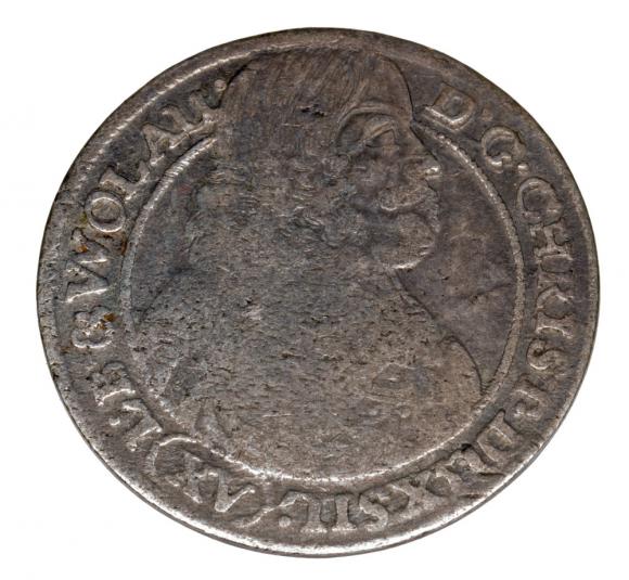 15 krajcarów 1663 Chrystian Wołowski Księstwo Brzesko-Legnicko-Wołowskie Brzeg (1)
