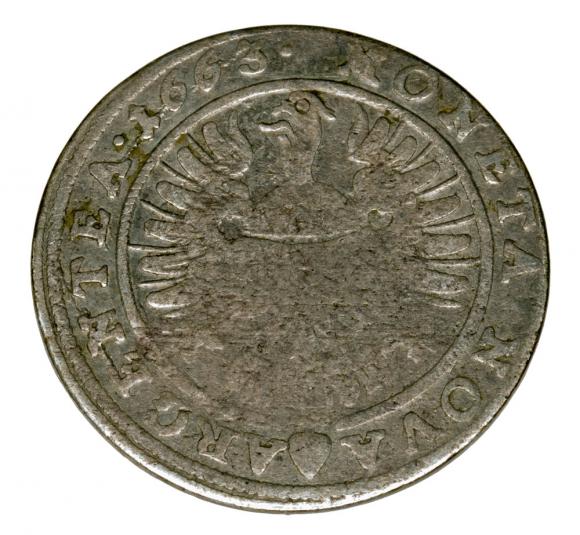 15 krajcarów 1663 Chrystian Wołowski Księstwo Brzesko-Legnicko-Wołowskie Brzeg (2)