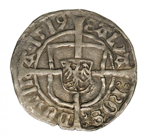 Grosz 1519 Albrecht Hohenzollern Zakon Krzyżacki Królewiec (1)
