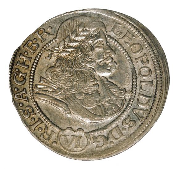 6 krajcarów 1673 Leopold I Habsburg Śląsk Wrocław (1)