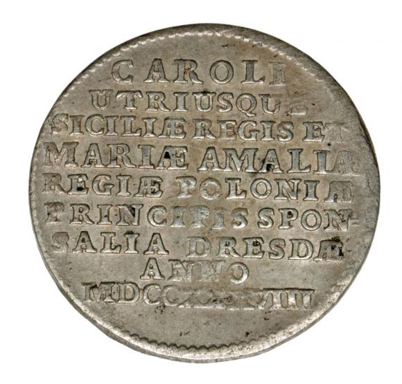 Dwugrosz 1738 August III Polska Drezno (2)