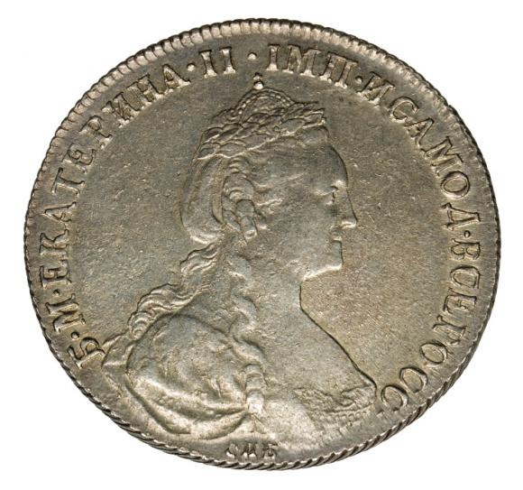 Rubel 1777 Katarzyna II Wielka Rosja Petersburg (1)