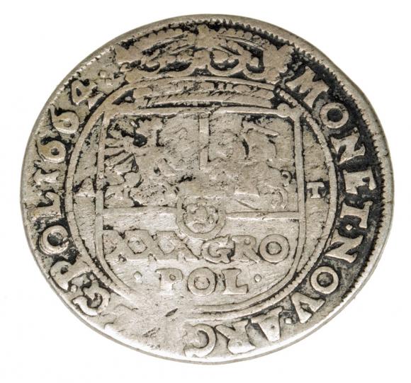 Tymf 1664 Jan Kazimierz Polska Kraków (2)