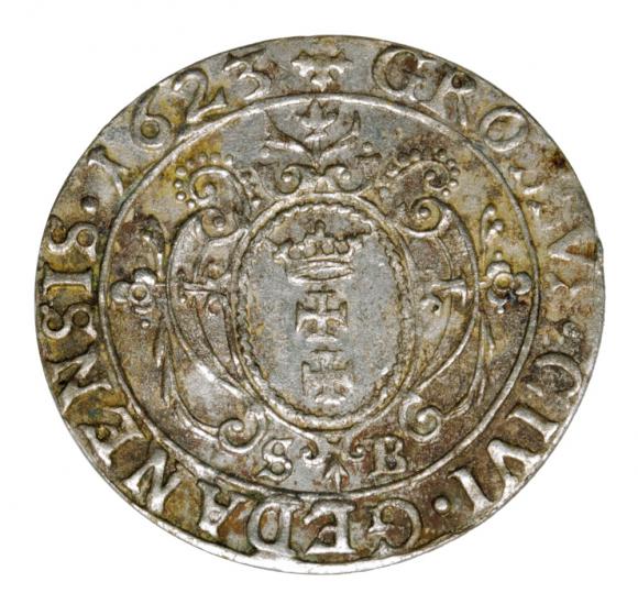 Grosz 1623 Zygmunt III Waza Gdańsk (2)