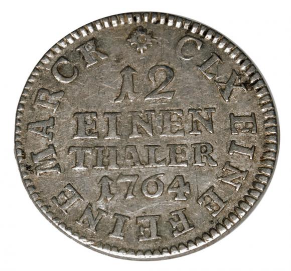 1/12 talara 1764 Fryderyk August III Niemcy Lipsk (2)