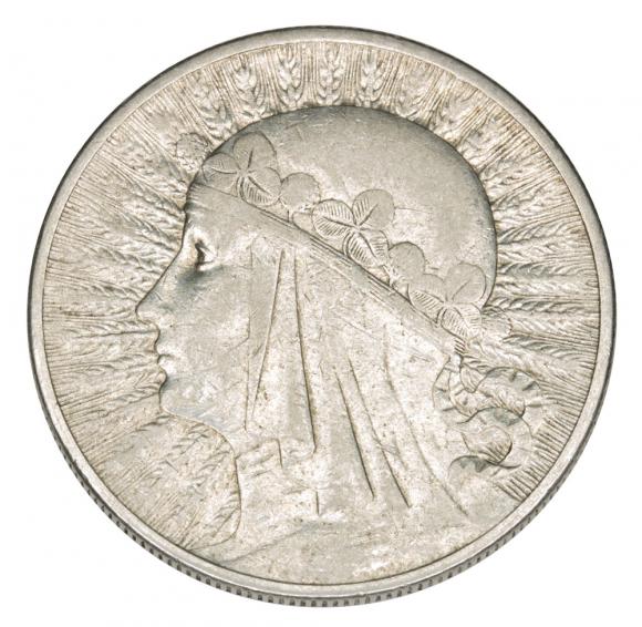 10 złotych 1932 Głowa kobiety II RP Londyn (1)