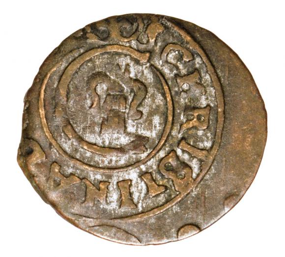 Szeląg 1648 Krystyna Waza Liwonia (1)