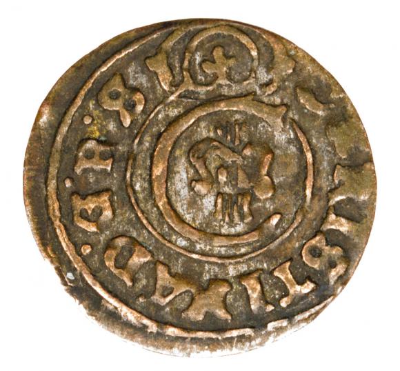 Szeląg 1648 Krystyna Waza Liwonia (1)
