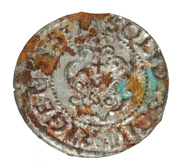 Szeląg 1631 Gustaw Adolf Ryga (2)