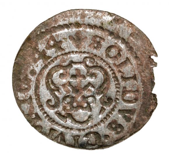 Szeląg 1644 Krystyna Waza Ryga (2)
