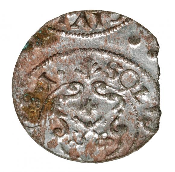 Szeląg 1651 Krystyna Waza Ryga (2)