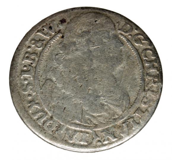 6 krajcarów 1665 Jan Chrystian Księstwo Brzesko - Legnicko - Wołowskie Brzeg (1)