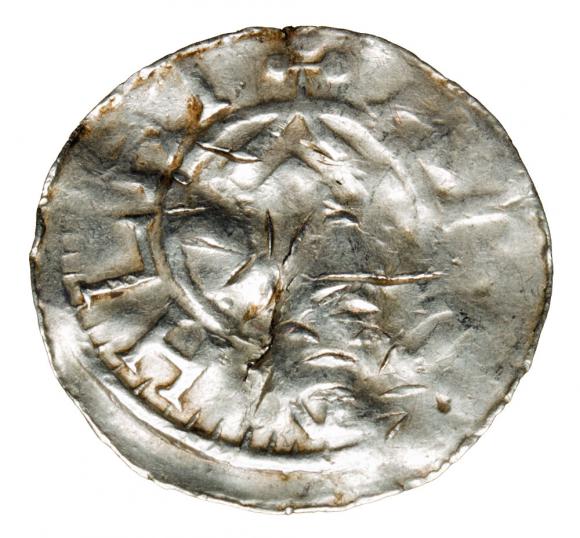 Denar 982-1003 Otto III Niemcy Goslar (1)