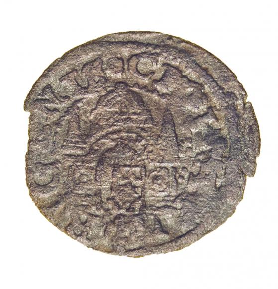 Szeląg 1577 Wolne Miasto Ryga (2)
