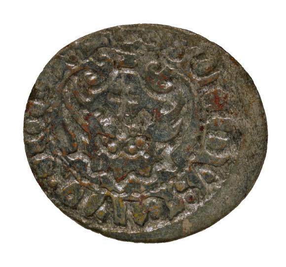 Szeląg 1618 Zygmunt III Waza Ryga (2)