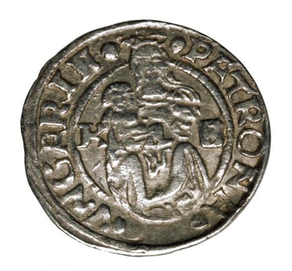 Denar 1543 Ferdynand I Habsburg Węgry Kremnica (2)