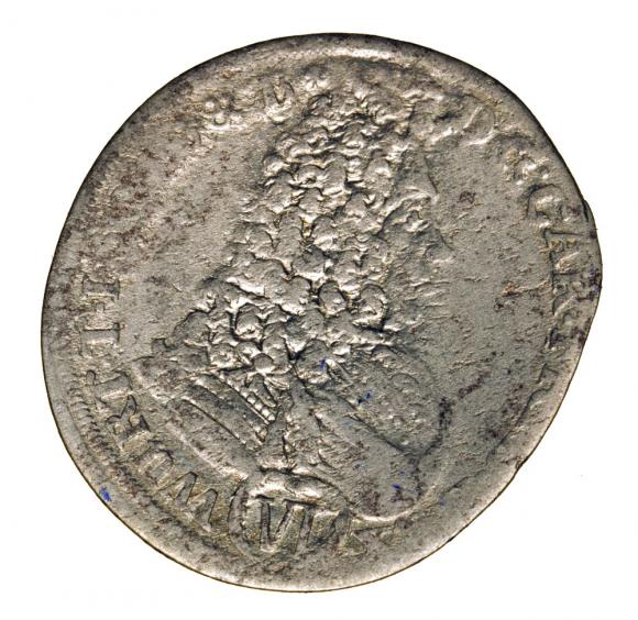 6 krajcarów 1715 Karol Fryderyk Wirtemberski Księstwo Oleśnickie Oleśnica (1)