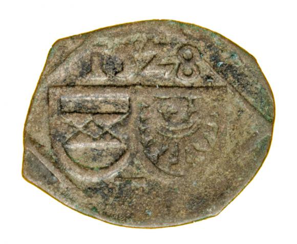 Fenig 1528 Ferdynand I Habsburg Wrocław (1)