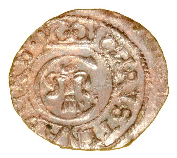 Szeląg 1650 Krystyna Waza Liwonia (1)