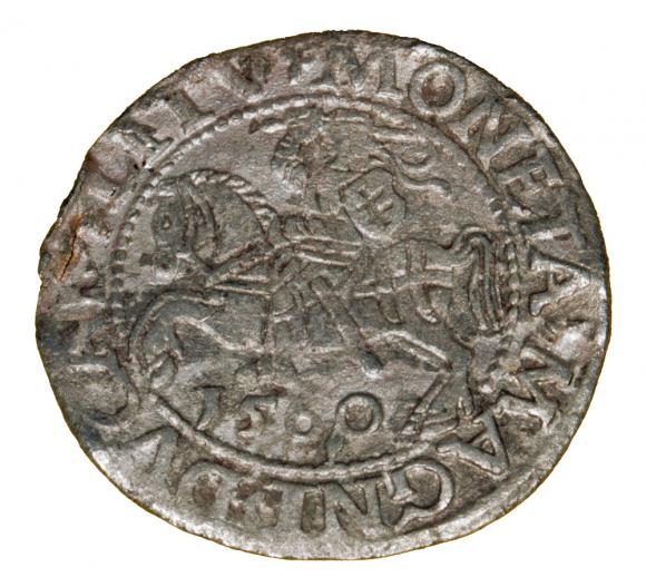 Półgrosz 1560 Zygmunt II August Wilno (1)
