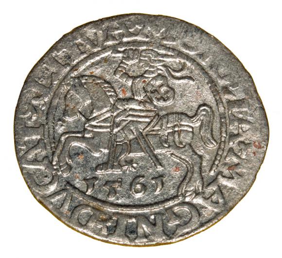 Półgrosz 1561 Zygmunt II August Wilno (1)