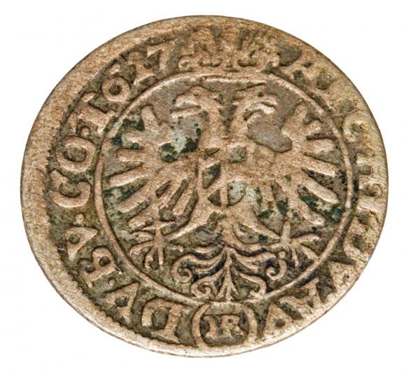 3 krajcary 1627 Ferdynand II Habsburg Wrocław (2)