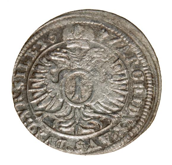 1 krajcar 1697 Leopold I Habsburg Opole (2)