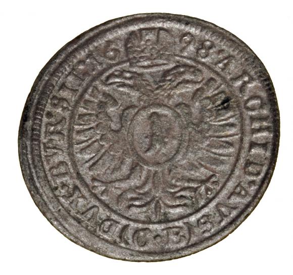 1 krajcar 1698 Leopold I Habsburg Brzeg (2)