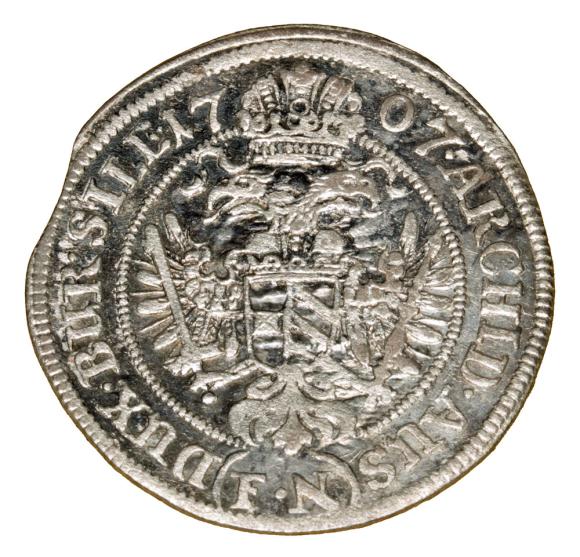 3 krajcary 1707 Józef I Habsburg Wrocław (2)