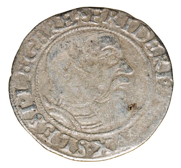 Grosz 1545 Fryderyk II Legnicki Księstwo Brzesko - Legnicko - Wołowskie Legnica (1)