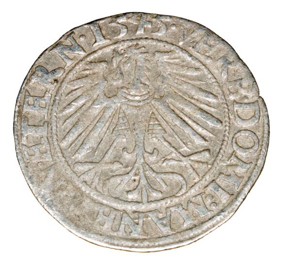 Grosz 1545 Fryderyk II Legnicki Księstwo Brzesko - Legnicko - Wołowskie Legnica (2)