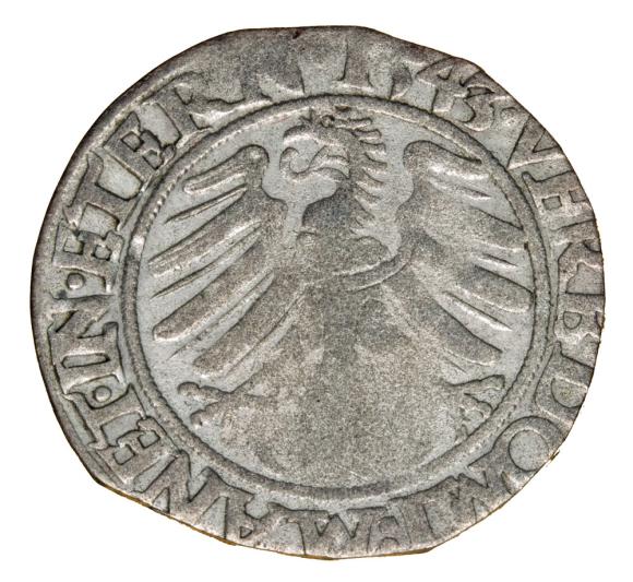 Grosz 1543 Fryderyk II Legnicki Księstwo Brzesko Legnicko Wołowskie Legnica (2)