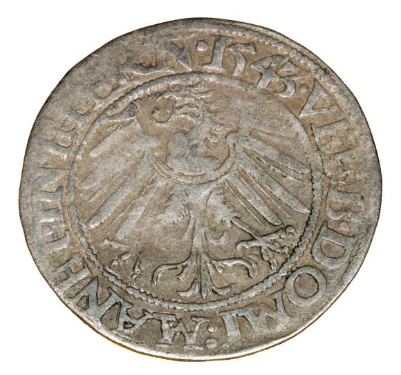 Grosz 1543 Fryderyk II Legnicki Księstwo Brzesko - Legnicko - Wołowskie Legnica (2)