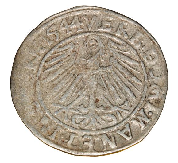 Grosz 1544 Fryderyk II Legnicki Księstwo Brzesko - Legnicko - Wołowskie Legnica (2)