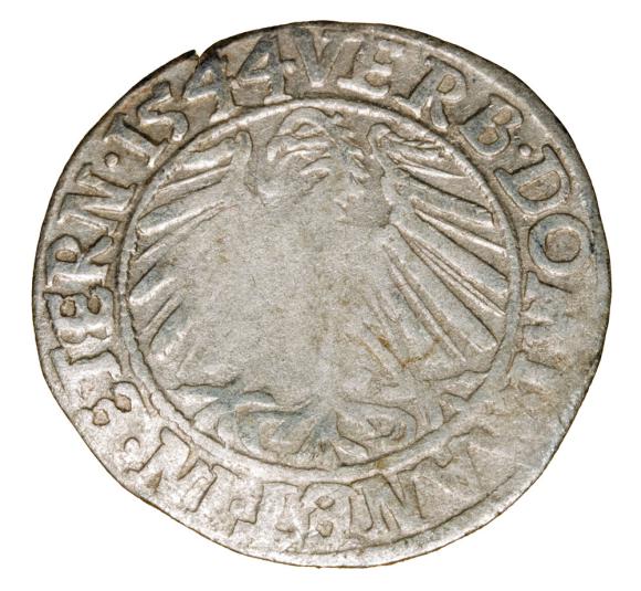Grosz 1544 Fryderyk II Legnicki Księstwo Brzesko - Legnicko - Wołowskie Legnica (2)