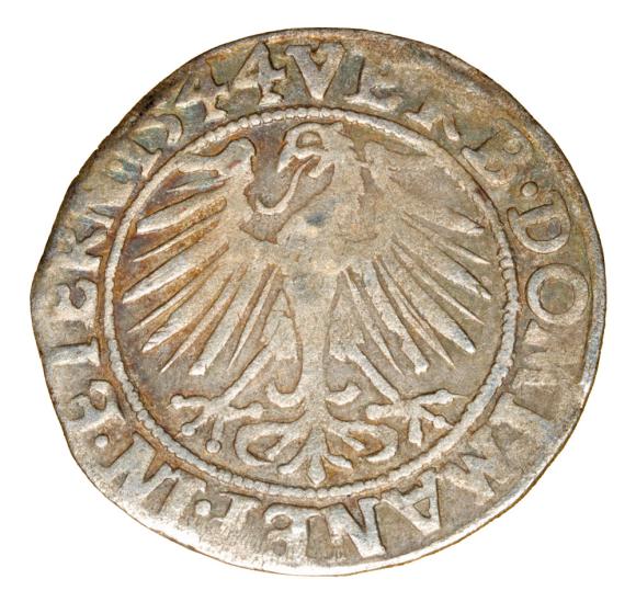 Grosz 1544 Fryderyk II Legnicki Księstwo Brzesko - Legnicko - Wołowskie Legnica (2)