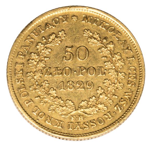 50 złotych 1829 Aleksander I Królestwo Polskie Warszawa (2)