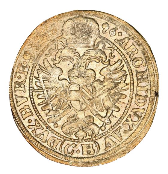 3 krajcary 1696 Leopold I Habsburg Brzeg (2)
