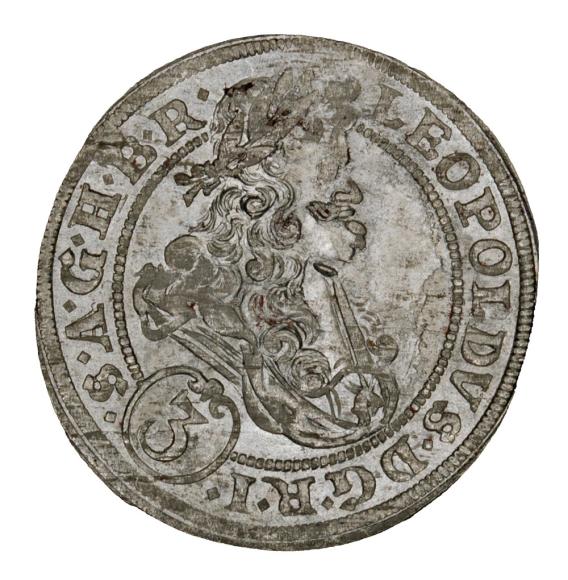 3 krajcary 1696 Leopold I Habsburg Brzeg (1)