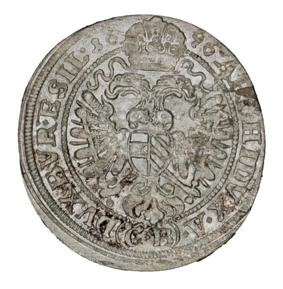 3 krajcary 1696 Leopold I Habsburg Brzeg (2)