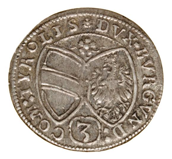 3 krajcary 1650 Ferdynand Karol Austria Tyrol Hall (2)