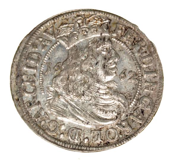 3 krajcary 1662 Ferdynand Karol Austria Tyrol Hall	 (1)